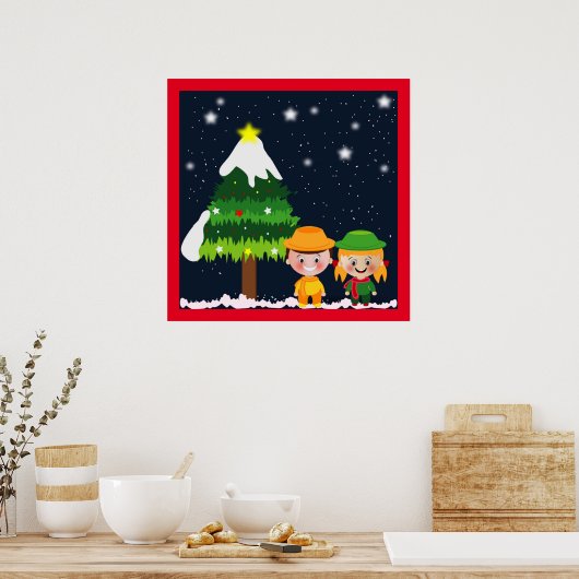 CHRISTMAS NIGHT POSTER (Küche)