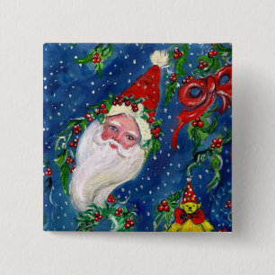 CHRISTMAS NIGHT / SANTA BUTTON