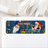 CHRISTMAS NIGHT, SANTA CLAUS BUGLER, TOYS, RIBBONS (Insitu)