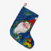 CHRISTMAS NIGHT /SANTA CLAUS KLEINER WEIHNACHTSSTRUMPF (Vorderansicht (hängend))