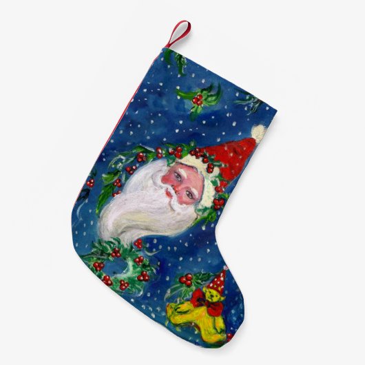 CHRISTMAS NIGHT /SANTA CLAUS KLEINER WEIHNACHTSSTRUMPF (Vorderansicht (hängend))