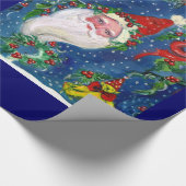 CHRISTMAS NIGHT/SANTA CLAUS SPIELVIOLIN GESCHENKPAPIER (Ecke)