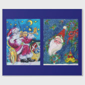 CHRISTMAS NIGHT/SANTA CLAUS SPIELVIOLIN GESCHENKPAPIER (Flach)
