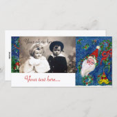 CHRISTMAS NIGHT / SANTA FEIERTAGSKARTE (Vorne/Hinten)