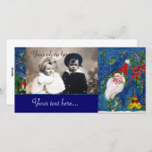 CHRISTMAS NIGHT / SANTA FEIERTAGSKARTE (Vorne/Hinten)