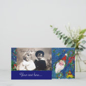 CHRISTMAS NIGHT / SANTA FEIERTAGSKARTE (Stehend Vorderseite)