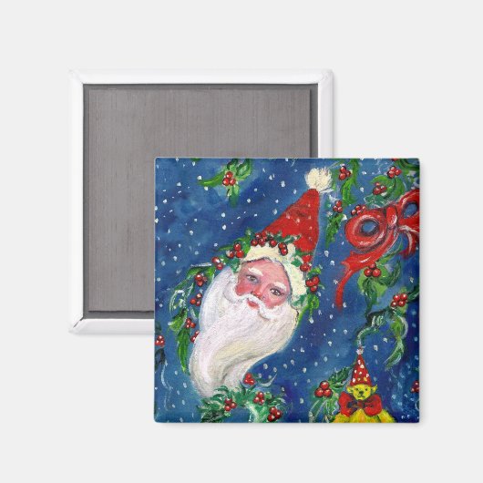 CHRISTMAS NIGHT / SANTA MAGNET (Vorderseite/Rückseite)