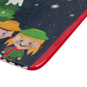 CHRISTMAS NIGHT SCHNEIDEBRETT (Ecke)