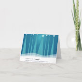 Christmas Nobel Feiertagskarte (Rückseite)