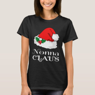 Christmas Nonna Claus Matching Pajama Weihnachtsma T-Shirt