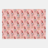Christmas Nordic Gnomes Pattern Geschenkpapier Set (Vorderseite 3)