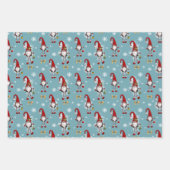 Christmas Nordic Gnomes Pattern Geschenkpapier Set (Vorderseite 2)