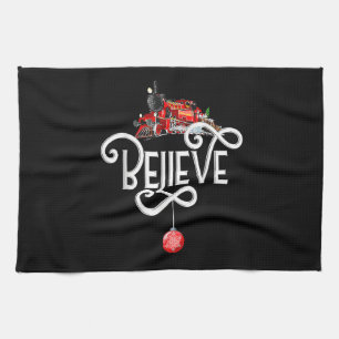 Christmas North Pole Polar Express All Abroad Xmas Geschirrtuch