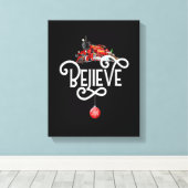 Christmas North Pole Polar Express All Abroad Xmas Leinwanddruck (Insitu (Holzboden))