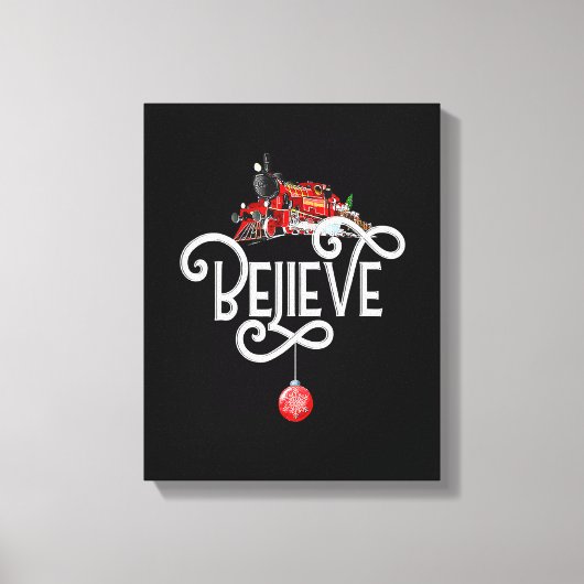 Christmas North Pole Polar Express All Abroad Xmas Leinwanddruck (Vorderseite)