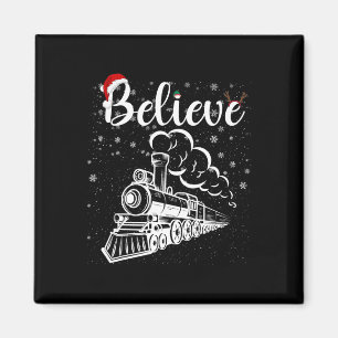 Christmas North Pole Polar Express All Abroad Xmas Magnet