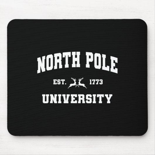 Christmas North Pole Universität Santa Workshop El Mousepad (Vorne)