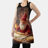 Christmas Norwegian Nisse Making Lefse, Apron Schürze (InSitu)
