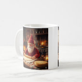 Christmas Norwegian Nisse Making Lefse, Mug Kaffeetasse (Vorderseite Links)