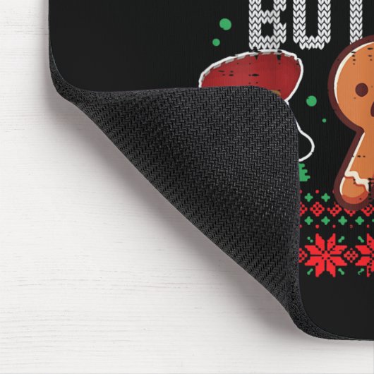 Christmas Not The Gumdrop Buttons Funny Ugly Xmas  Mousepad (Ecke)