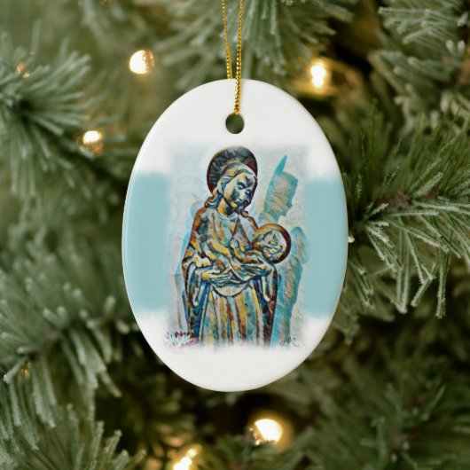 Christmas Novena Keramik Ornament (Baum)