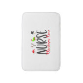 Christmas Nurse2 Badematte (Vorderseite Vertikal)