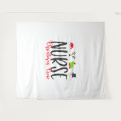 Christmas Nurse2 Wandteppich (Vorderseite (Horizontal))