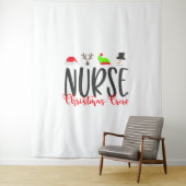 Christmas Nurse2 Wandteppich (Beispiel)