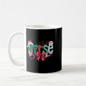 Christmas Nurse Coquette Bow Stethoscope Er Rn Icu Kaffeetasse (Links)