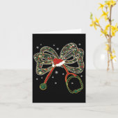Christmas Nurse Coquette Bow Stethoscope Xmas Sant Karte (Gelbe Blume)