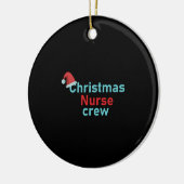 Christmas Nurse crew Keramik Ornament (Links)