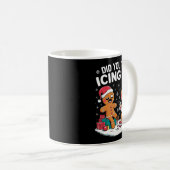 Christmas Nurse Did You Try Icing It Gingerbread Kaffeetasse (VorderseiteRechts)