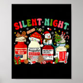 Christmas Nurse Funny Peppermint Mocha Profol Er E Poster (Vorne)