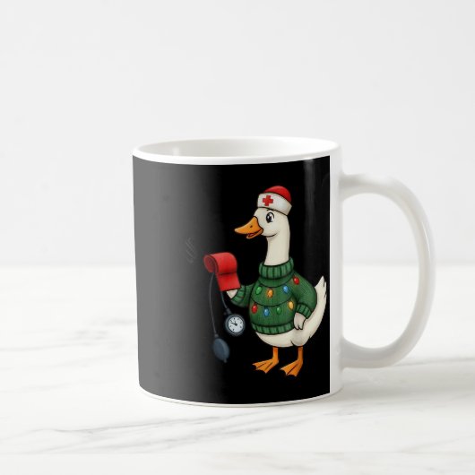 Christmas Nurse, Nurse Life, Cuff em Goose Christm Kaffeetasse (Rechts)