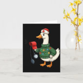 Christmas Nurse, Nurse Life, Cuff em Goose Christm Karte (Gelbe Blume)