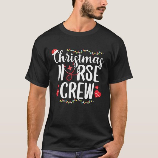 Christmas Nurse Nursing School RN Nurse Practition T-Shirt (Vorderseite)