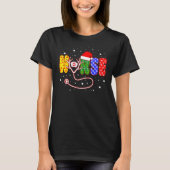 Christmas Nurse Plaid Red Green Nurse Hat Xmas Dec T-Shirt (Vorderseite)