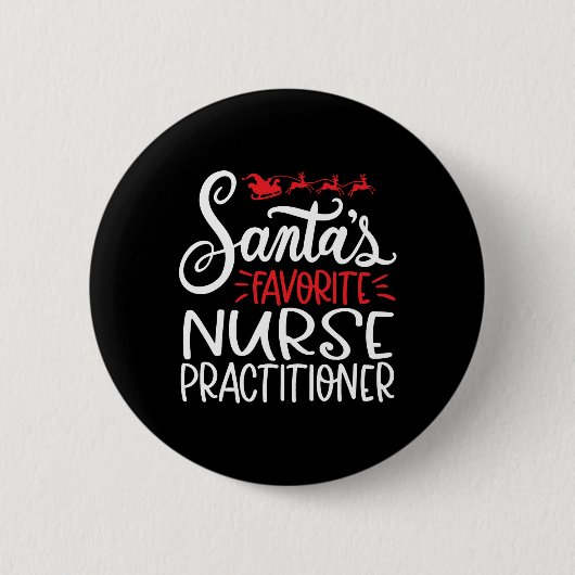Christmas nurse practitioner, nurse np button (Vorderseite)