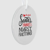 Christmas nurse practitioner, nurse np ornament (Vorderseite)