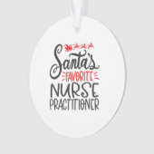 Christmas nurse practitioner, nurse np ornament (Vorderseite)