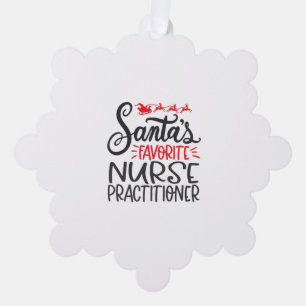 Christmas nurse practitioner, nurse np ornament karte