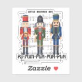 Christmas Nutcracker Aufkleber (Blatt)