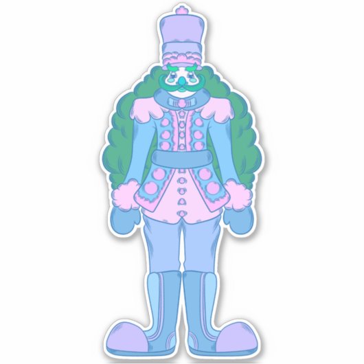 Christmas Nutcracker Aufkleber (Vorderseite)