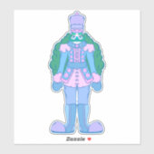 Christmas Nutcracker Aufkleber (Blatt)