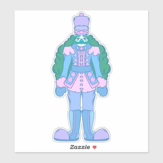 Christmas Nutcracker Aufkleber (Blatt)