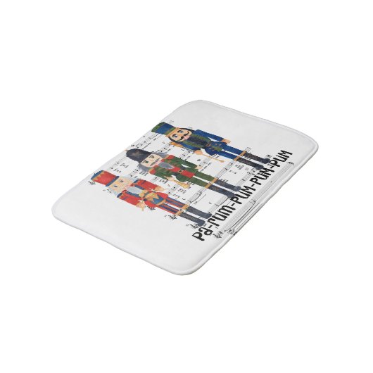 Christmas Nutcracker Badematte (Schrägansicht)