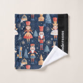 Christmas Nutcracker Badhandtuch Set (Waschlappen)