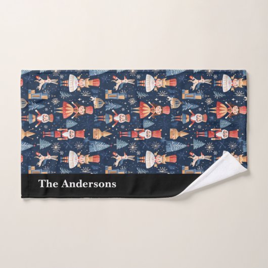 Christmas Nutcracker Badhandtuch Set (Handtuch)