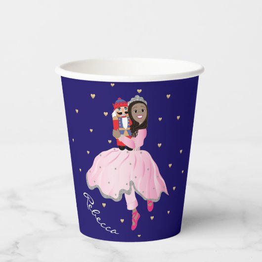 Christmas Nutcracker Ballerina Dk Brand Pappbecher (Vorderseite)