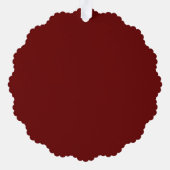 Christmas Nutcracker Ballerina Whimsical Kids Name Ornament Karte (Rückseite)